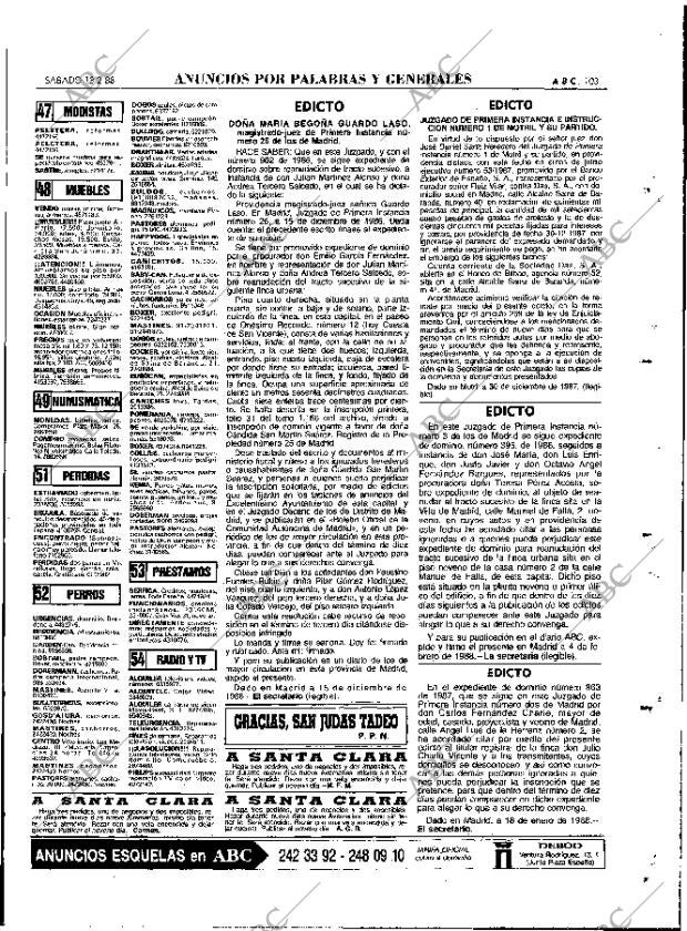 ABC MADRID 13-02-1988 página 103
