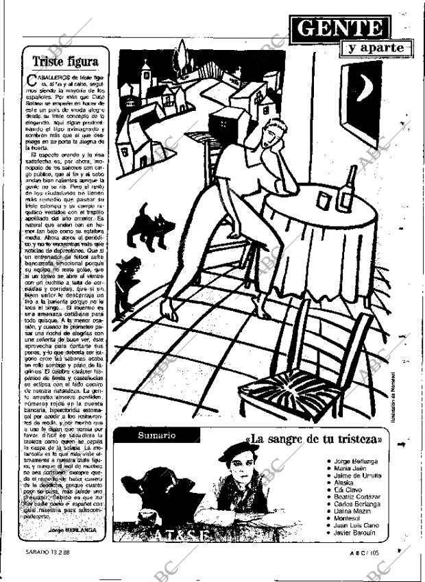 ABC MADRID 13-02-1988 página 105