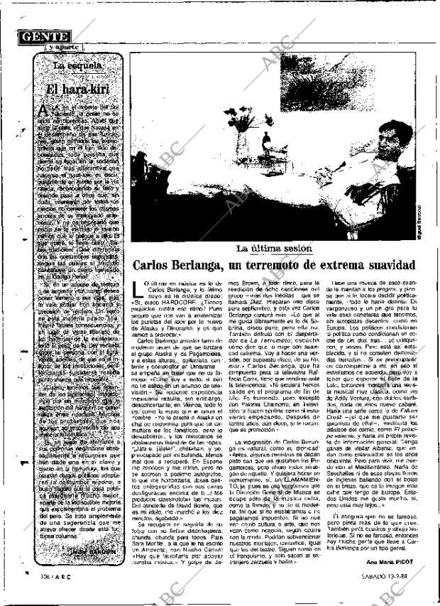 ABC MADRID 13-02-1988 página 106