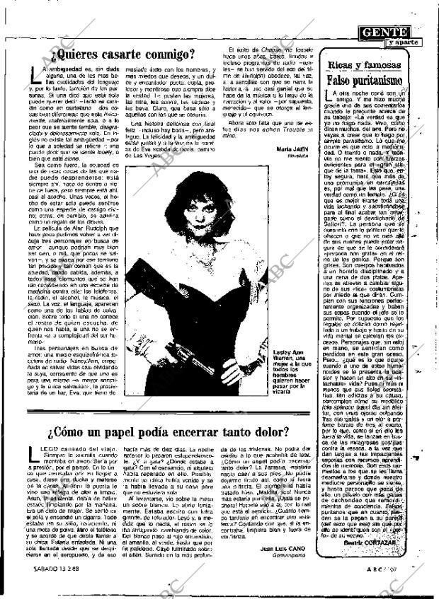 ABC MADRID 13-02-1988 página 107
