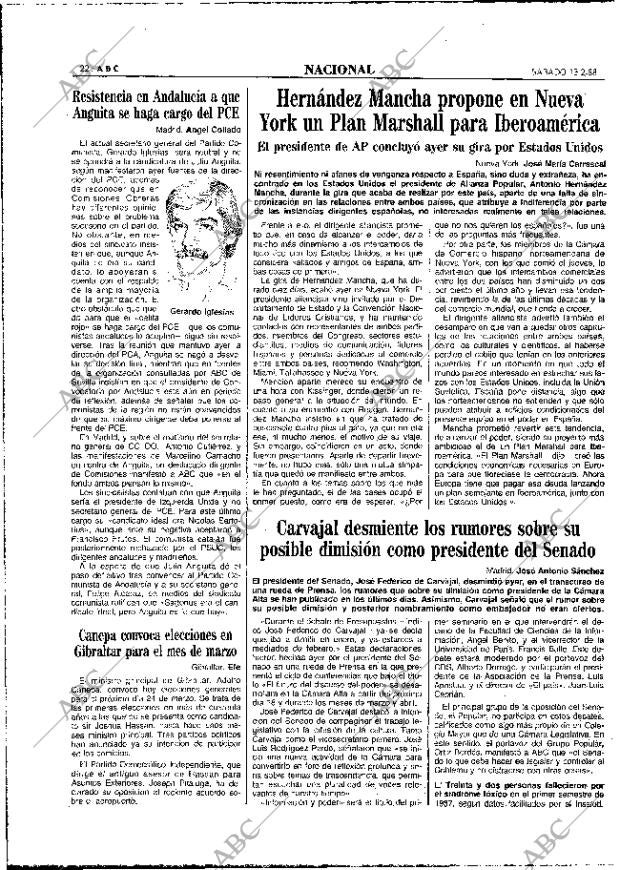 ABC MADRID 13-02-1988 página 22