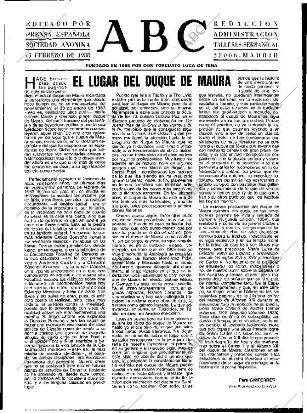ABC MADRID 13-02-1988 página 3