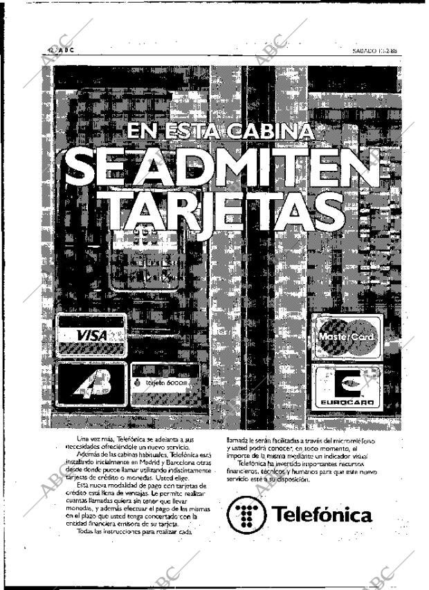 ABC MADRID 13-02-1988 página 42