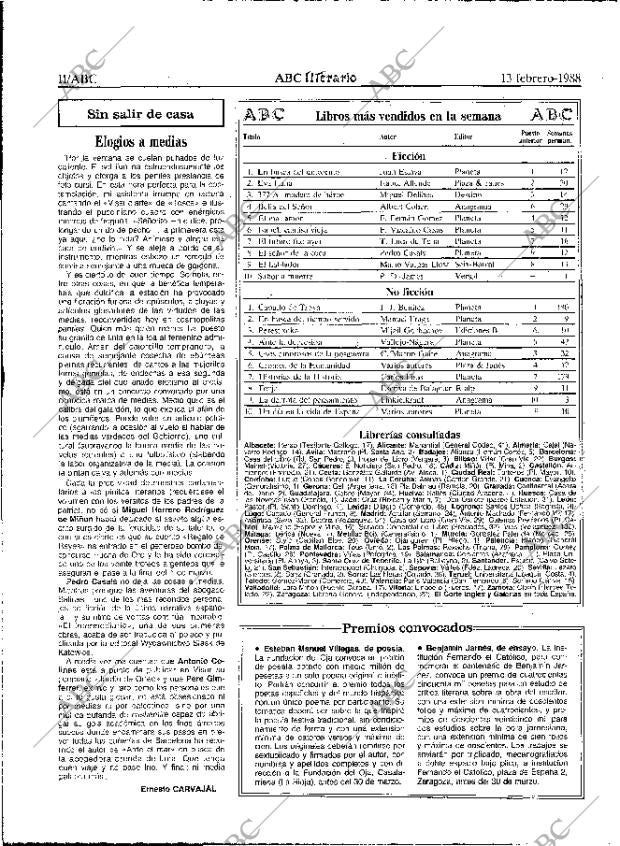 ABC MADRID 13-02-1988 página 50