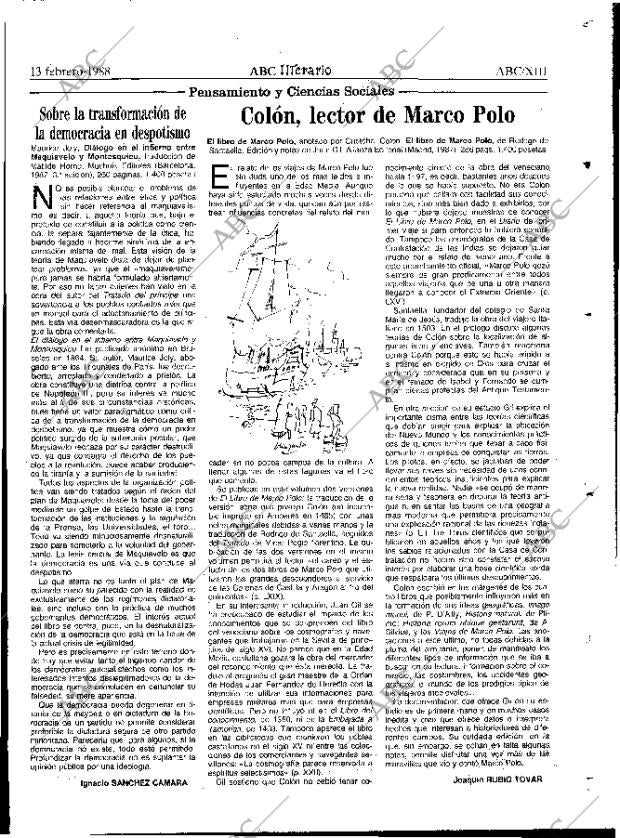 ABC MADRID 13-02-1988 página 61