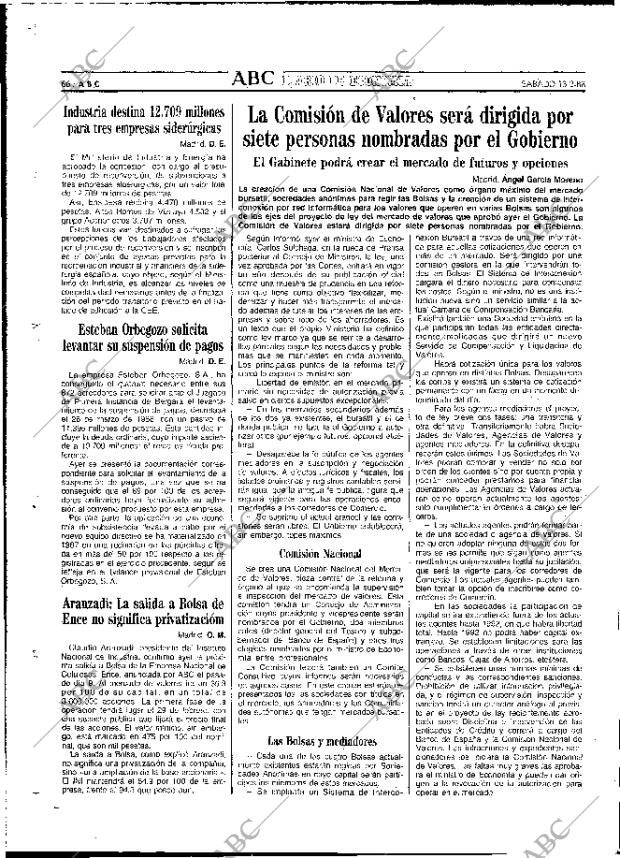 ABC MADRID 13-02-1988 página 66