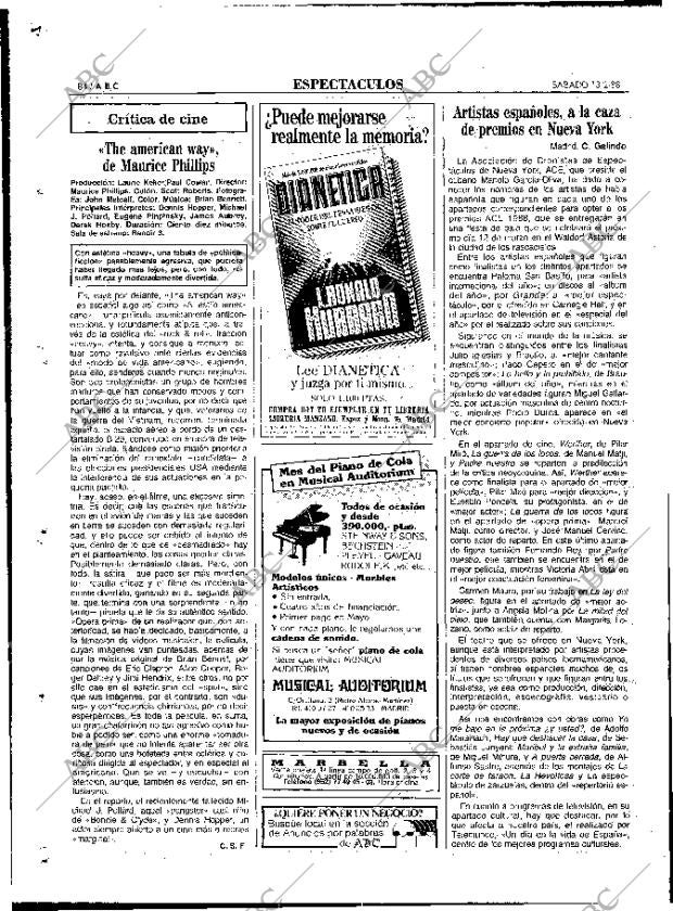 ABC MADRID 13-02-1988 página 84