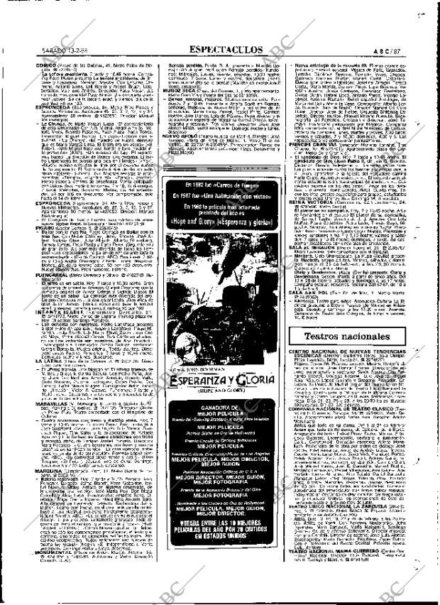 ABC MADRID 13-02-1988 página 87