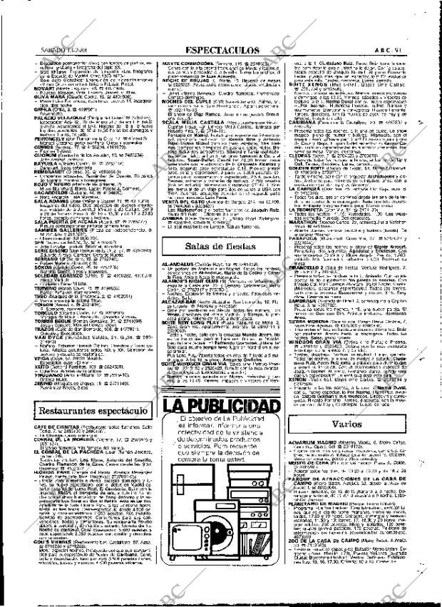 ABC MADRID 13-02-1988 página 91