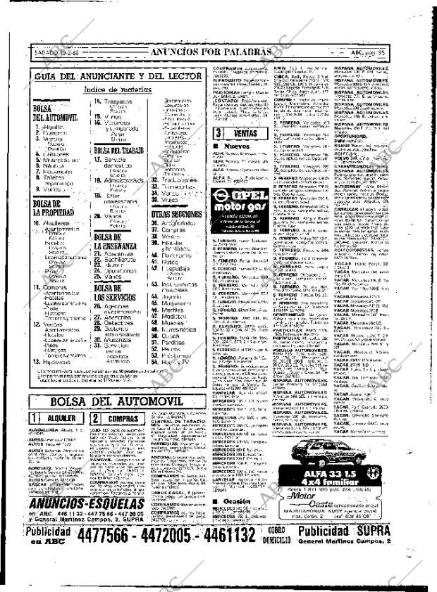 ABC MADRID 13-02-1988 página 95