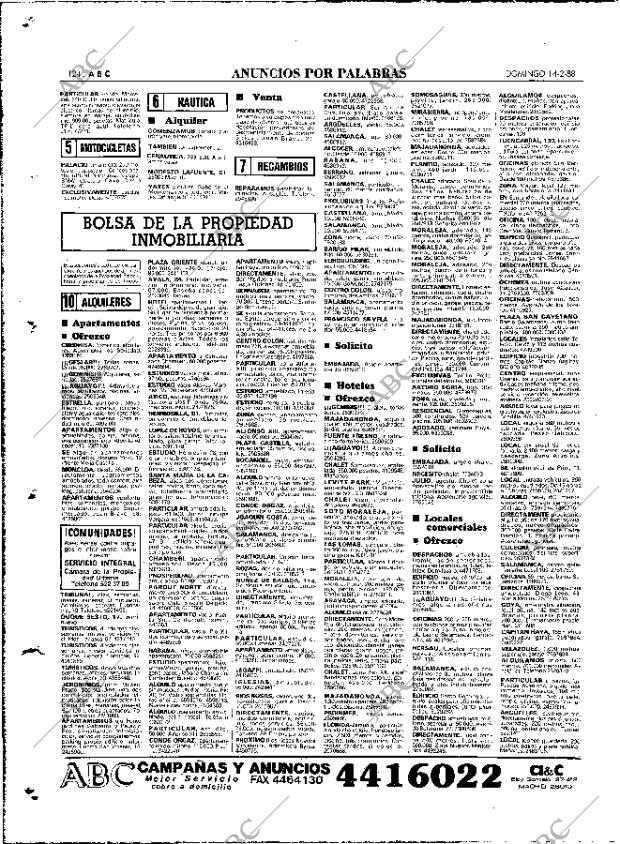 ABC MADRID 14-02-1988 página 124