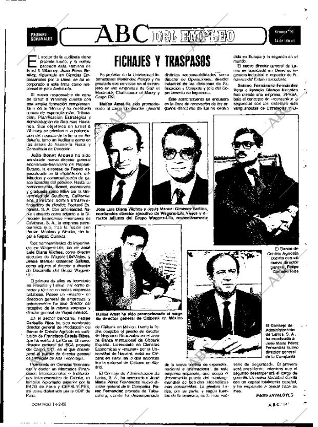 ABC MADRID 14-02-1988 página 141