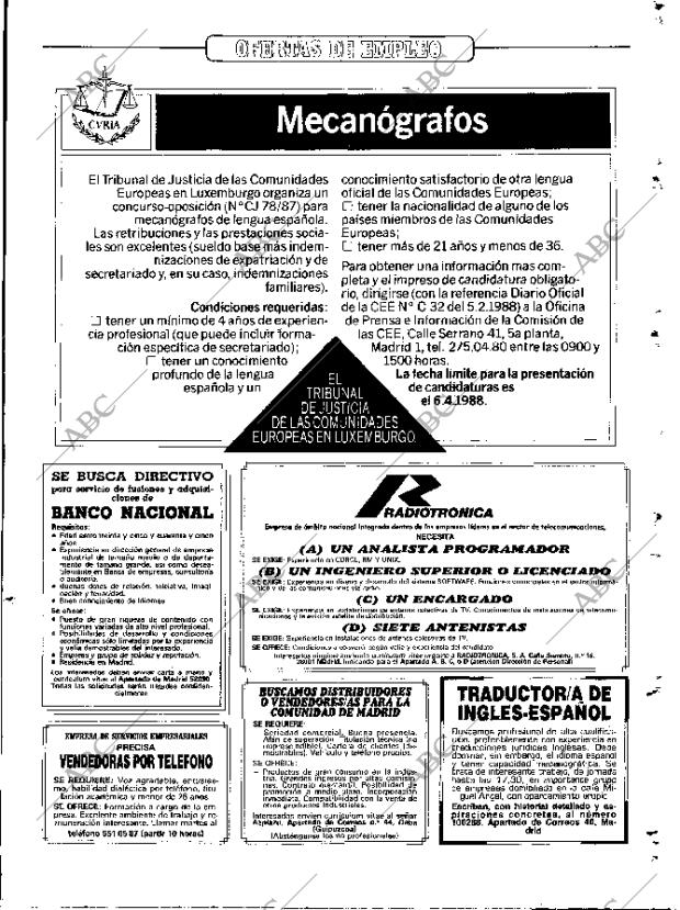 ABC MADRID 14-02-1988 página 149