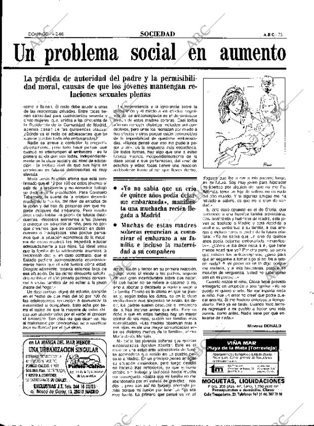 ABC MADRID 14-02-1988 página 73