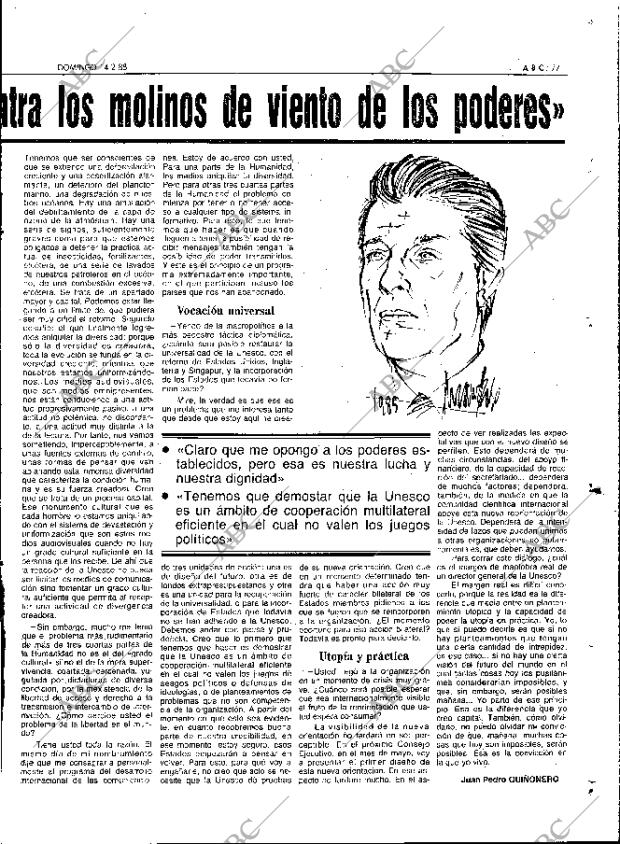 ABC MADRID 14-02-1988 página 77
