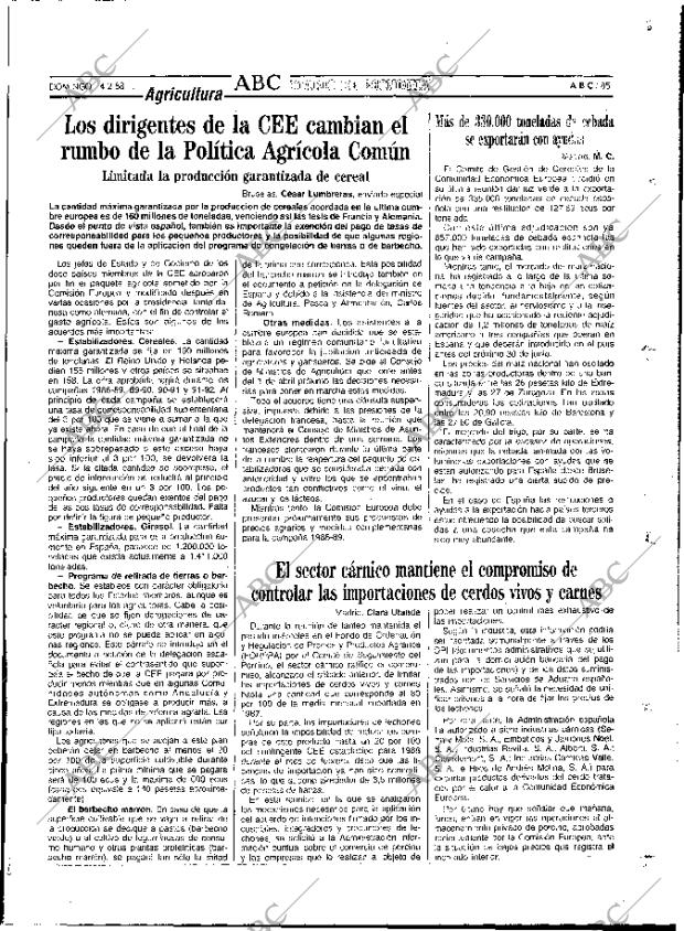 ABC MADRID 14-02-1988 página 85