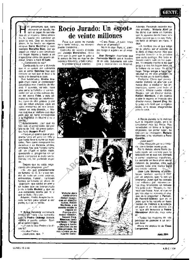 ABC MADRID 15-02-1988 página 109