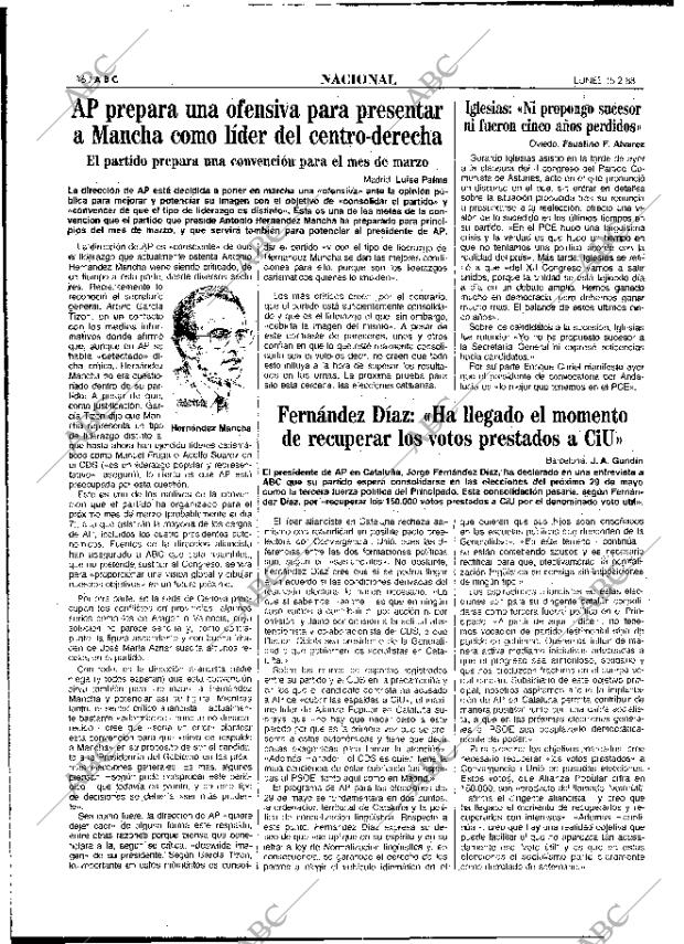 ABC MADRID 15-02-1988 página 16