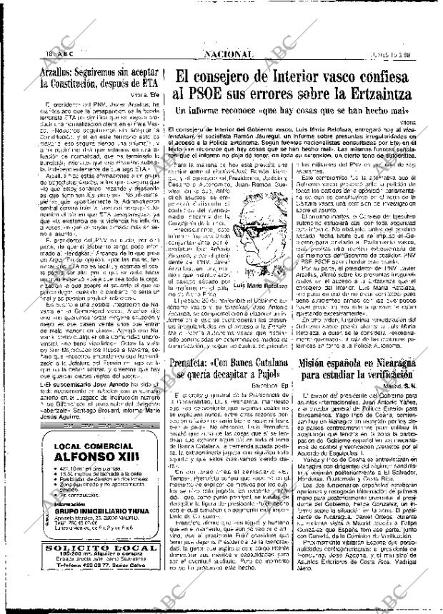 ABC MADRID 15-02-1988 página 18