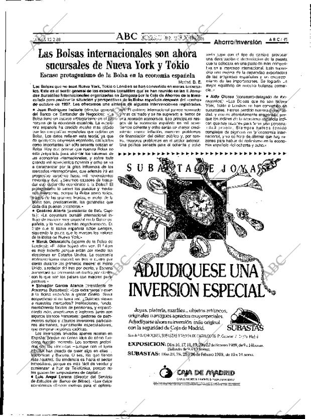 ABC MADRID 15-02-1988 página 45