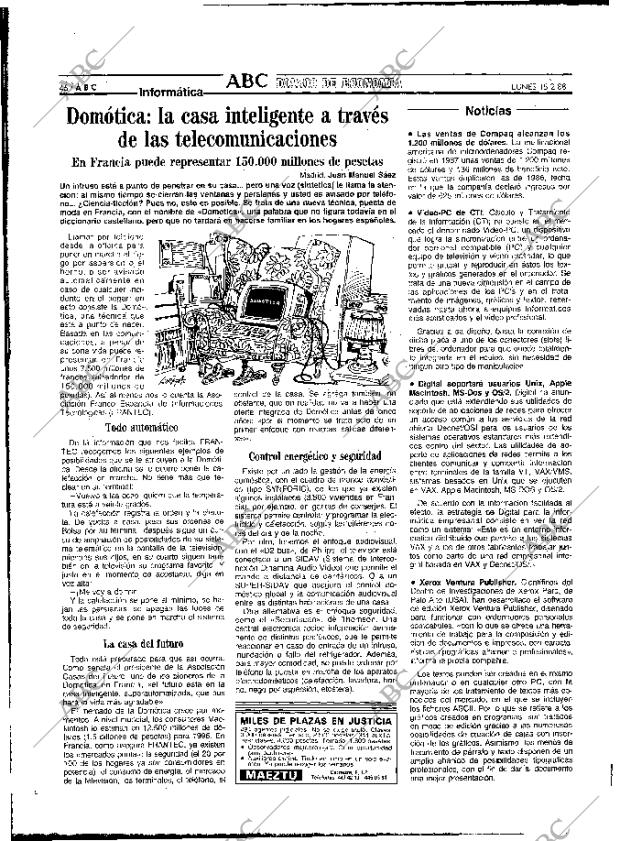 ABC MADRID 15-02-1988 página 46