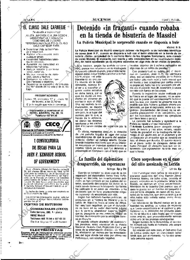 ABC MADRID 15-02-1988 página 74