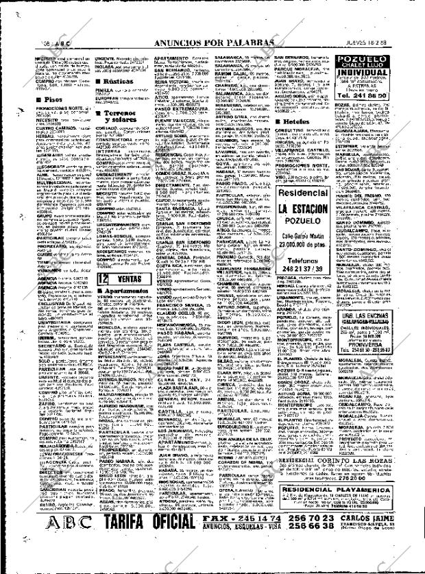 ABC MADRID 18-02-1988 página 108