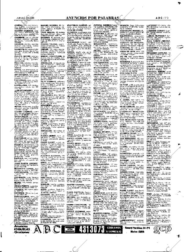 ABC MADRID 18-02-1988 página 113
