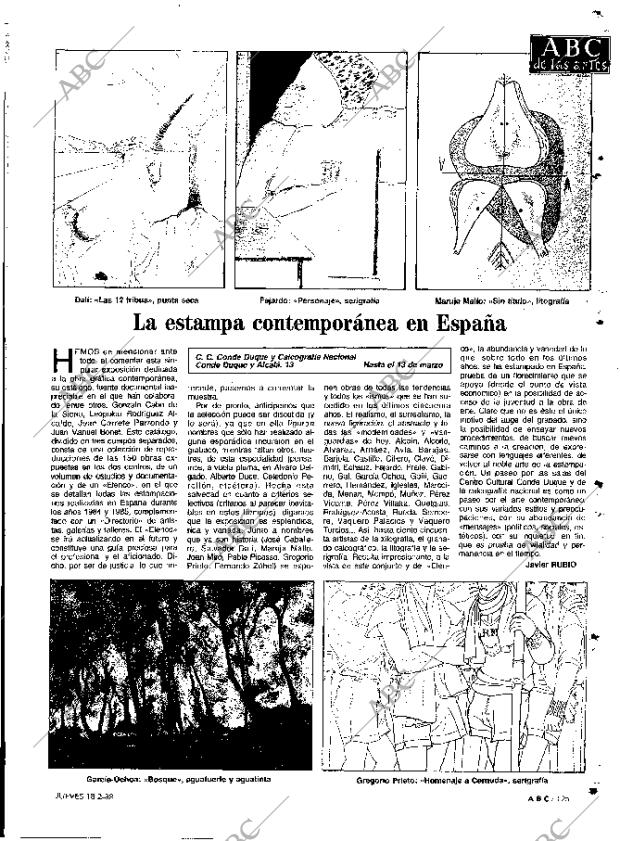 ABC MADRID 18-02-1988 página 125