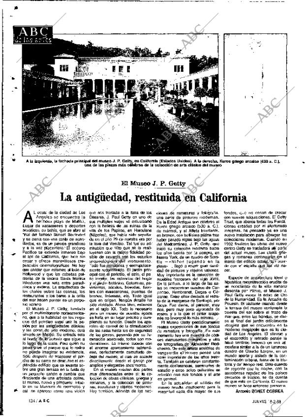 ABC MADRID 18-02-1988 página 134