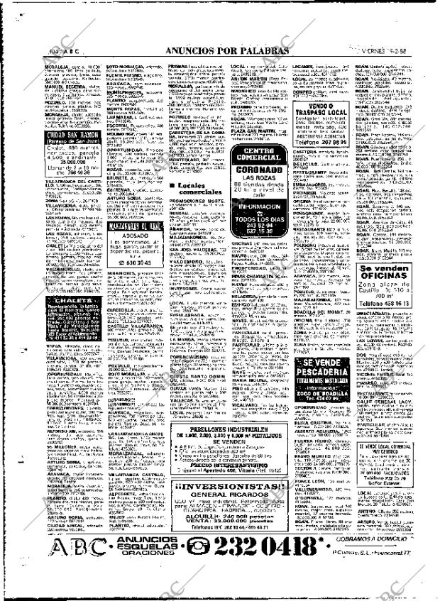 ABC MADRID 19-02-1988 página 104