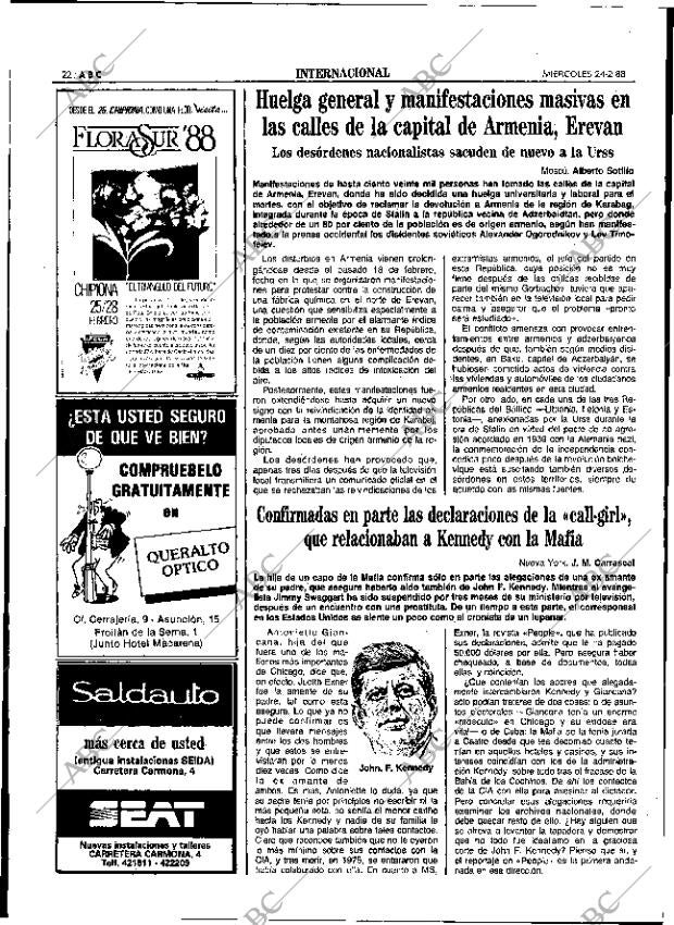 ABC SEVILLA 24-02-1988 página 22