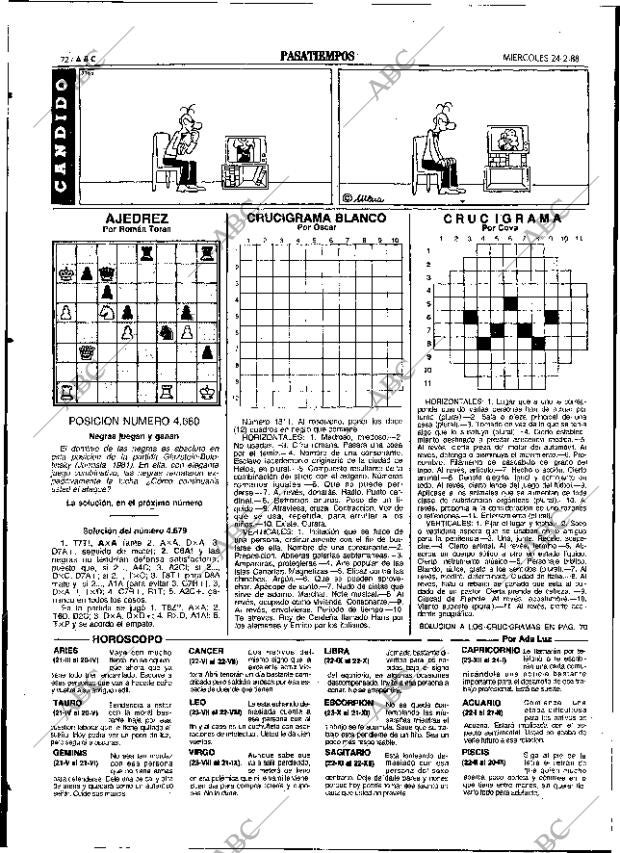 ABC SEVILLA 24-02-1988 página 72