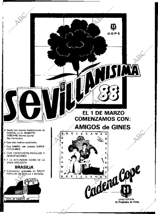 ABC SEVILLA 28-02-1988 página 108