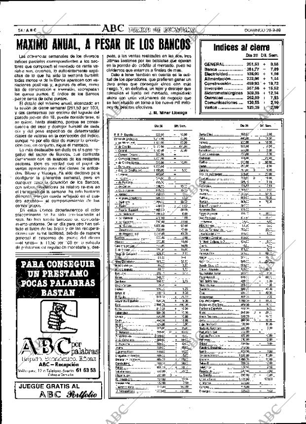 ABC SEVILLA 28-02-1988 página 54