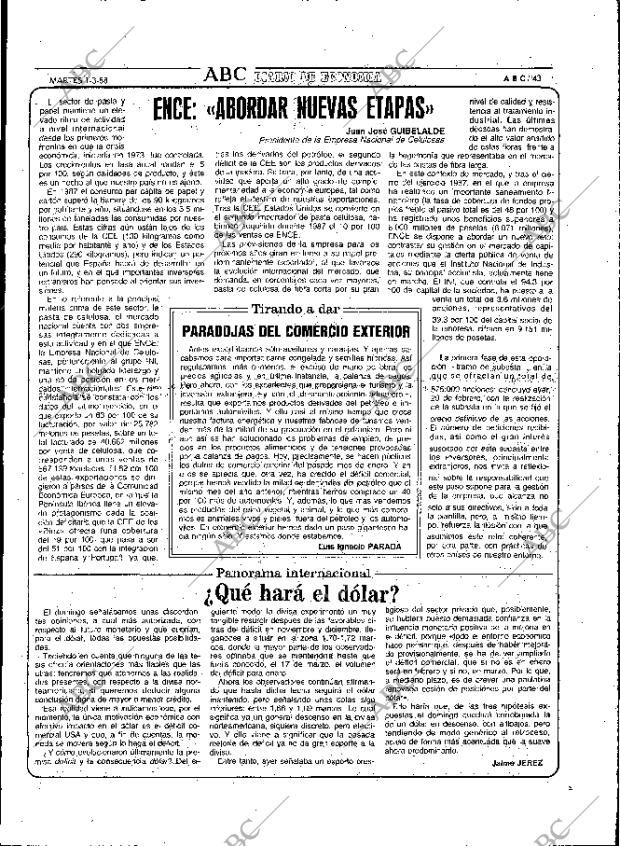 ABC MADRID 01-03-1988 página 43