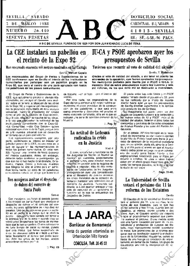 ABC SEVILLA 05-03-1988 página 17