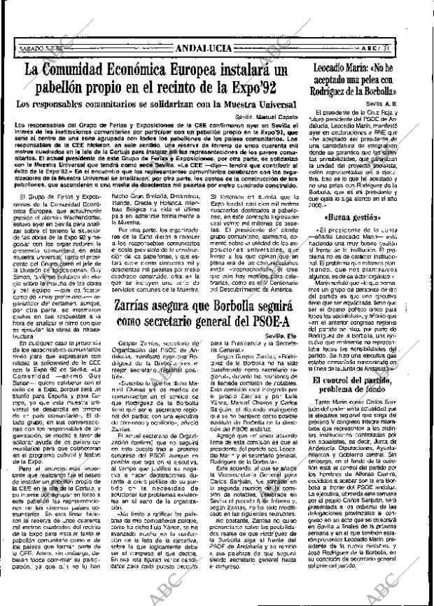 ABC SEVILLA 05-03-1988 página 31