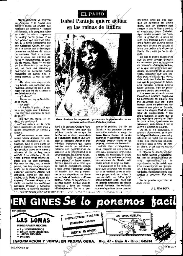 ABC SEVILLA 05-03-1988 página 85