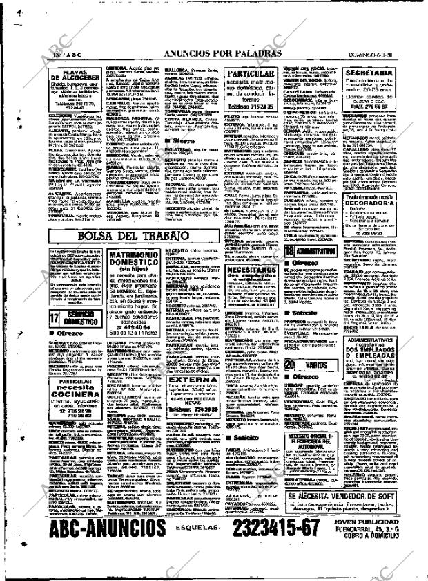 ABC MADRID 06-03-1988 página 138