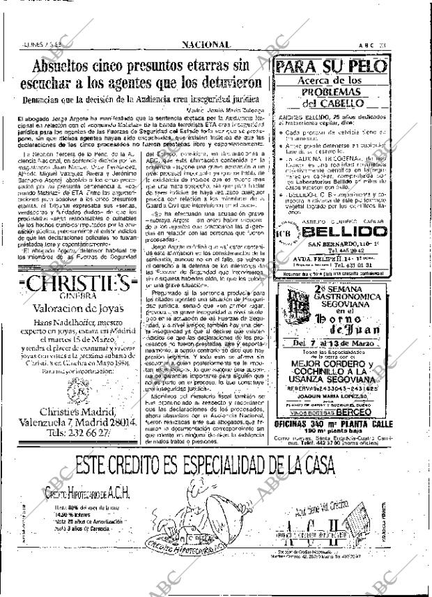 ABC MADRID 07-03-1988 página 23