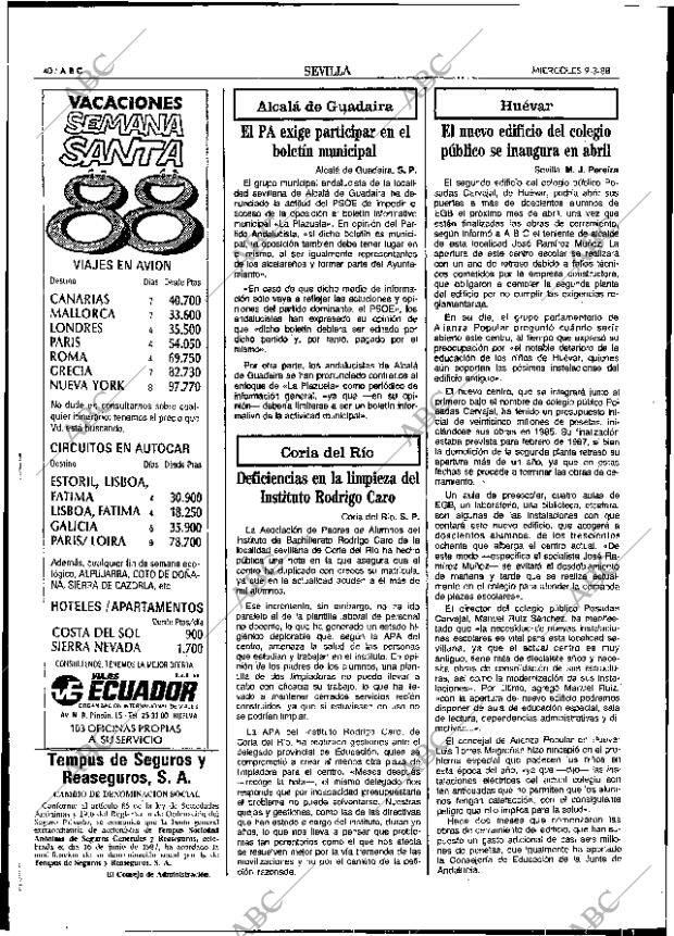 ABC SEVILLA 09-03-1988 página 40
