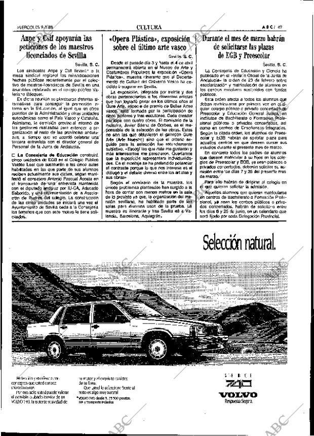 ABC SEVILLA 09-03-1988 página 49