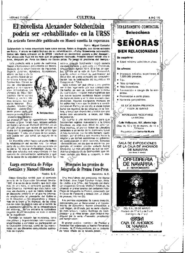 ABC MADRID 11-03-1988 página 55