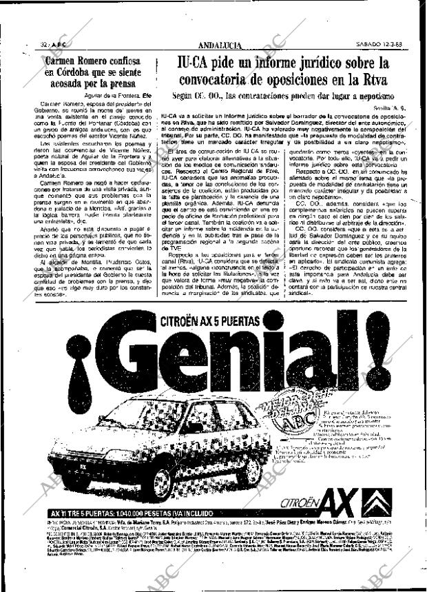 ABC SEVILLA 12-03-1988 página 32