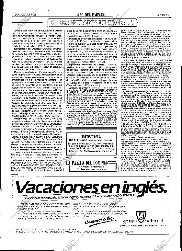 ABC SEVILLA 13-03-1988 página 73