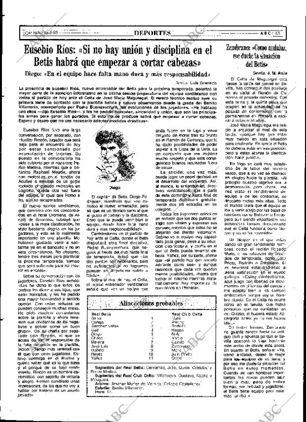 ABC SEVILLA 13-03-1988 página 83