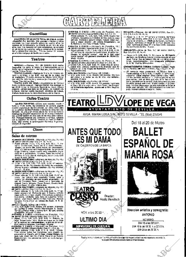 ABC SEVILLA 13-03-1988 página 97