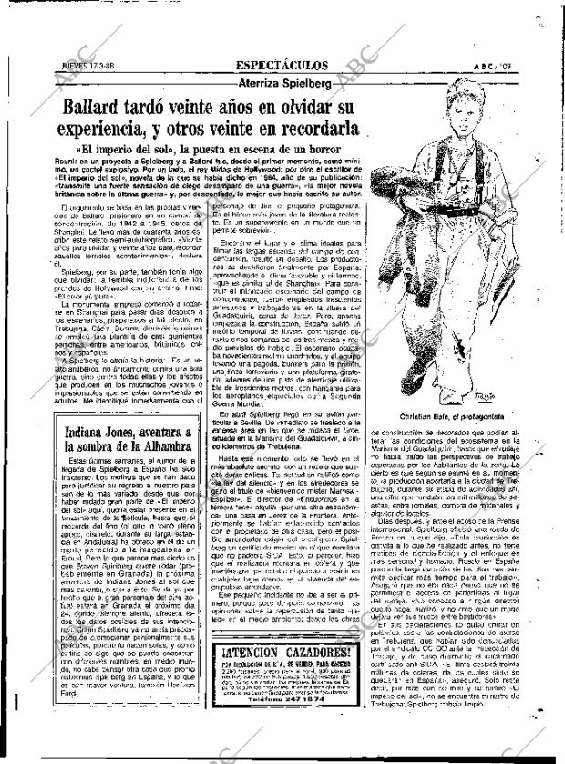 ABC MADRID 17-03-1988 página 109