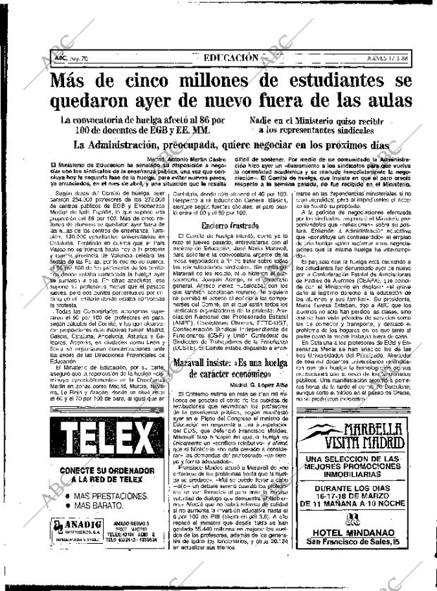 ABC MADRID 17-03-1988 página 70
